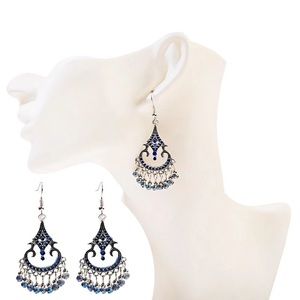 Women's Vintage Ethnic Carved Jhumka Earrings
